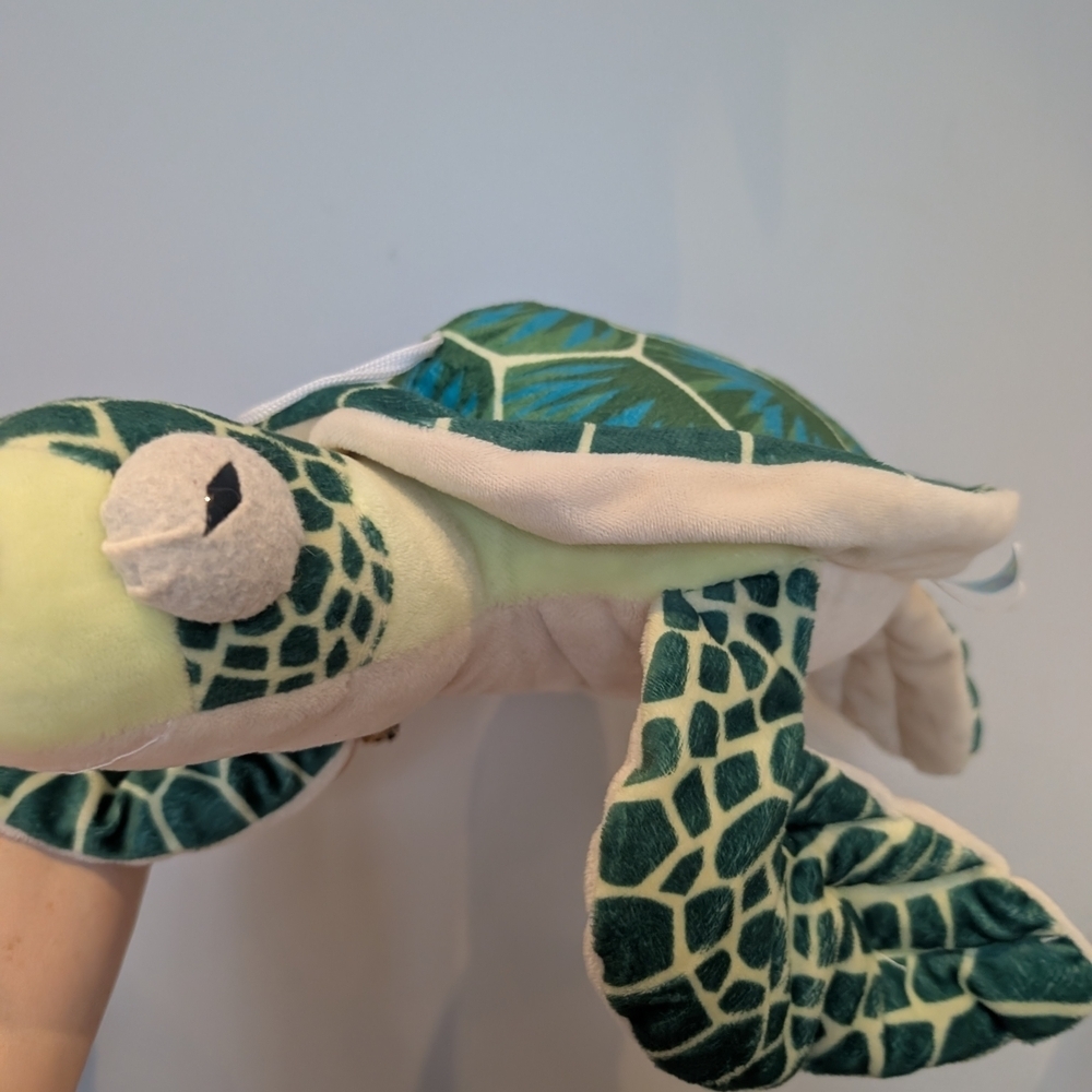 Green and Blue Sea Turtle Plush - Picture 8 of 10